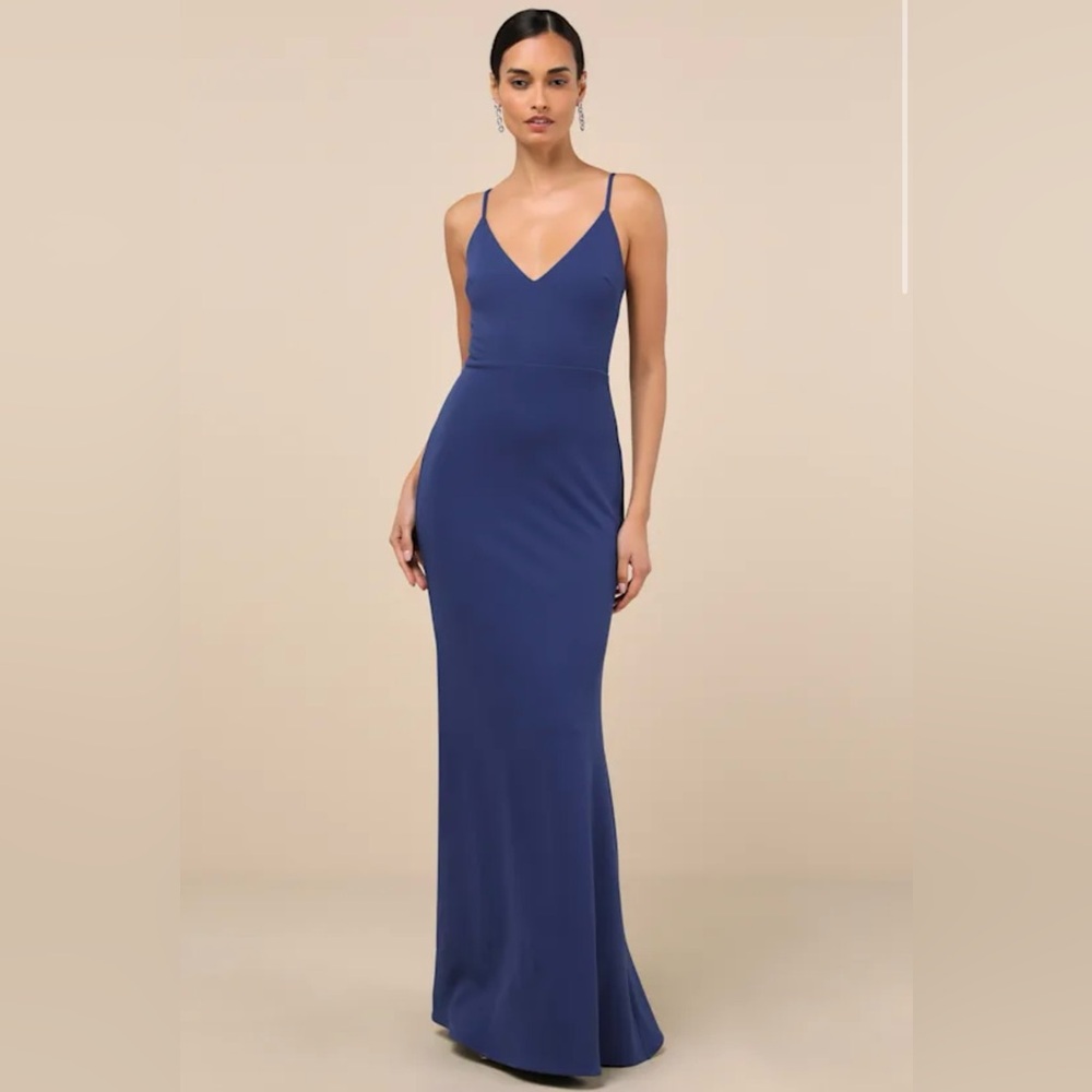 Lulu’s Infinite Glory Royal Blue Maxi Dress *NEW*